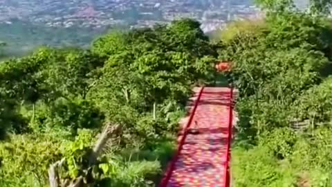 The Rainbow Slide in El Salvador