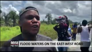 DEVASTATING FLOOD ON EAST-WEST ROAD.