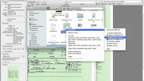 Obama Birth Certificate Faked In Adobe Illustrator - Seg 1 (7.47,