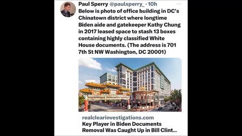 Paul Sperry - Biden's 13 Boxes of Stolen Docs