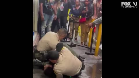 RAW VIDEO: Witness captures LASD use of force incident in Inglewood.