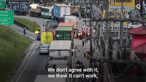 Brazil Truckers Block Roads to Protest Bolsonaro Election Loss