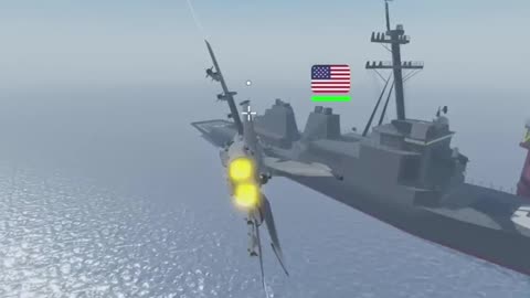 Evading dogfights #Roblox #military #china #sea #navy #seasofconflict #bomber #stunt