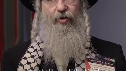 Rabbi Yisroel David Weiss, spokesmen of the Neturei Karta USA on Israel occupation