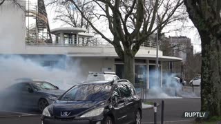 France: Protesters clash with police in Nantes at demo against pension reform - 18.03.2023