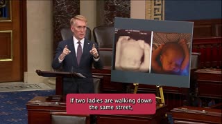 Lankford Speaks on the Senate Floor Asking 'When does life begin?' ahead of the Dobbs Anniversary