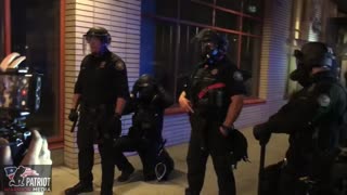 “Protesters” Don’t Like It When Police Take Their Things Near The ICE Facility In Portland