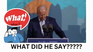 What did Joe Biden say ???? LOL