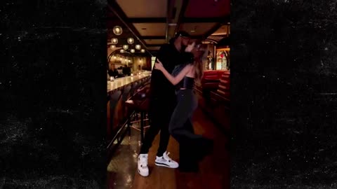 Larsa Pippen, Marcus Jordan Seal Secret Handshake With Kiss