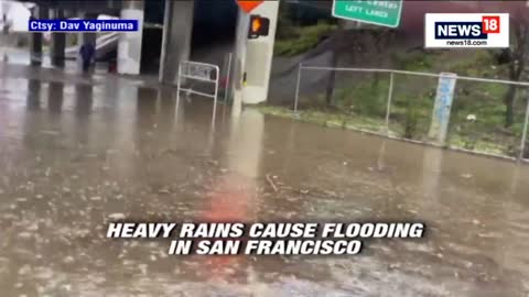 San Francisco Sees Record Rain As Flooding Shuts Down Highway | San Francisco Floods | English News