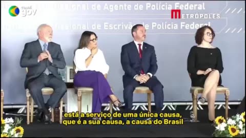 "Polícia Federal está a serviço de uma única causa, que é a sua causa", diz Dino a Lula