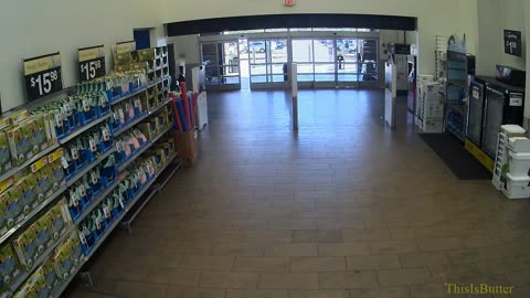 Surveillance video show Phoenix officer shooting at armed man inside Walmart