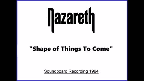 Nazareth - Shapes Of Things To Come (Live in Cumbernauld, Scotland 1994) Unplugged