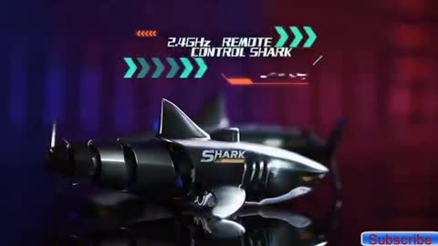 Amazing Video 2.4G Remote Control Shark Toy 1:18 Scale High Simulation