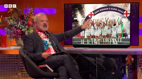 Alex Scott was crying like a baby at the Women's Euro 2022 ⚽️@The Graham Norton Show ⭐️ BBC