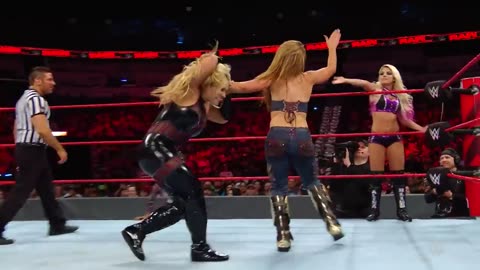 FULL MATCH — Ronda Rousey & Natalya vs. Alexa Bliss & Mickie James: Raw,