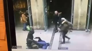 INSANE Video of Knife Attack in Paris That Left 6 Injured