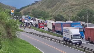 Brazilian Truckers Protest Lula's Win Over Bolsonaro