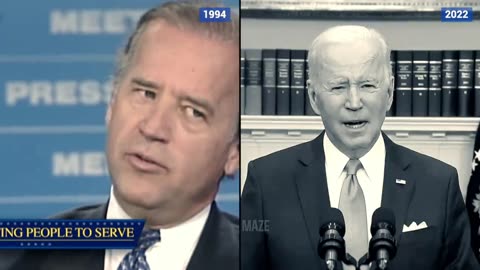 The First Clip is Biden Speaking Rationally