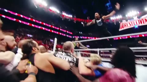 WWE Summerslam 2017 - Fatal 4 Way Roman Reigns vs Brock Lesnar vs Samoa Joe vs Braun Strowman