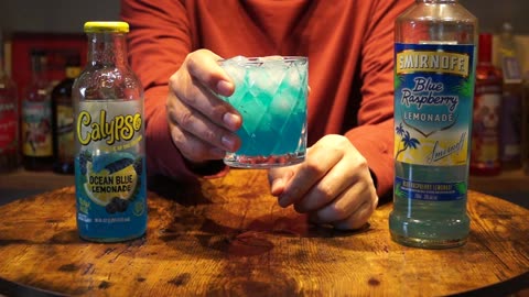 Smirnoff Blue Raspberry Lemonade Vodka & Calypso Ocean Blue Lemonade
