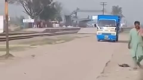 Train hit Donkey | Pakistan Railway