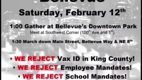 March For Freedom- Bellevue, Washington State 02/12/2022