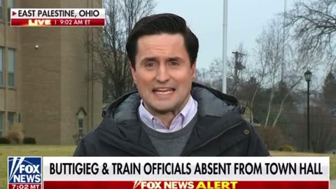 Biden’s transportation secretary Pete Buttigieg and train officials were absent from Ohio derailment town hall