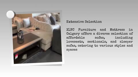 Discover Cheap Sofas Calgary at XLNC Furniture and Mattress
