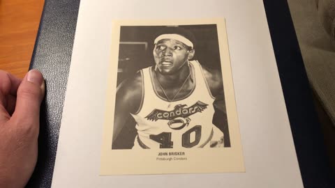 1970-71 ABA All-Star 5×7 Picture Pack #2 John Brisker, HE DISAPPEARED!