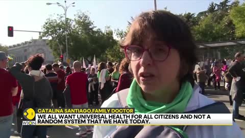 Thousands protest in support of public healthcare in Madrid | Top News | Madrid | Spain | Protest