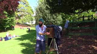 Exeter Devon Gay LGBTQIA+ Pride 2015 Sam and his Box Camera