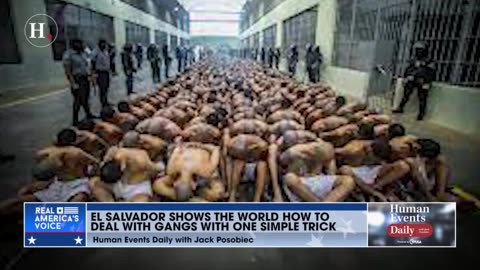 Jack Posobiec: El Salvador moves gang members to a new mega prison