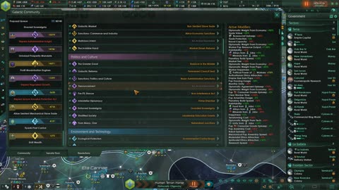 Stellaris Playthrough ASMR - Human Terran Hanse NT - 32 - No Commentary - Lets Play