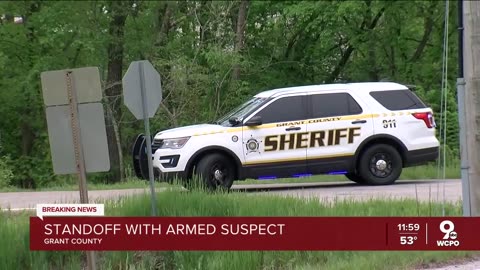 Grant County deputies in standoff with armed suspect inside a home
