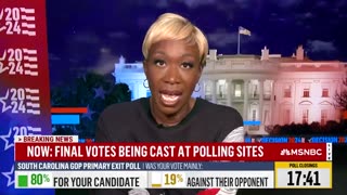 Joy Reid again Hates White Christians because they voted for Trump in SC