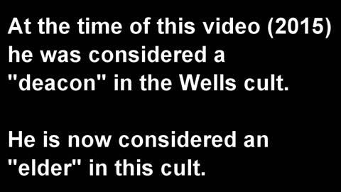 Church of Wells cult Richard Trudeau harassing our family from a rooftop