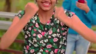 Beautiful girl dance and tik tok