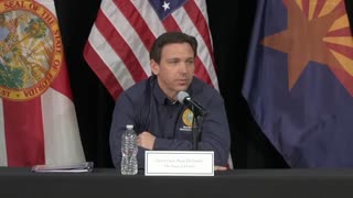 Gov DeSantis responds to Gavin Newsom for crying about migrant flights