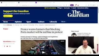French Farmers Surround Paris With Tractors