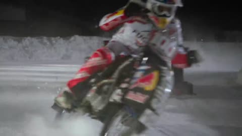 Max Verstappens Icy Pre-Season Fun- Driving An F1 Car On The GP Ice Race Circuit