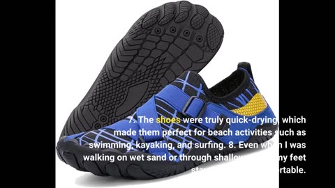 User Feedback: SEEKWAY Water Shoes Men Women Adult Quick-Dry Aqua Sock Barefoot for Beach Swim...