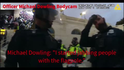 Officer Downing on use of flag poles