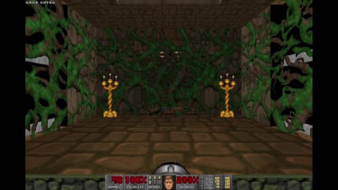 Deathless (Doom II mod) - Ruthless - Repugnant Gardens (E2M5) - 100% completion
