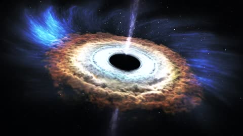 Massive Black Hole Shreds Passing Star