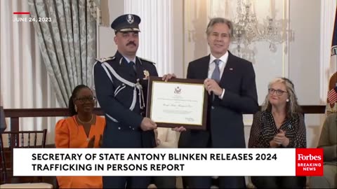 Sec. Antony Blinken Releases Report About Ongoing Efforts To Combat Human Trafficking