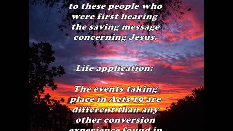 The Book of Acts 19:6 - Daily Bible Verse Commentary