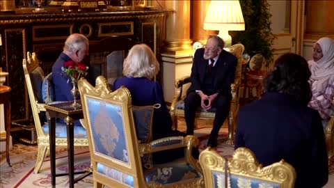 King meets genocide survivors to remember Holocaust