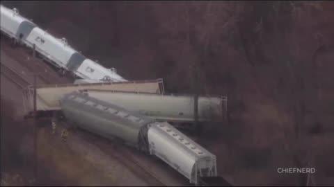 BREAKING: Train Carrying Hazardous Materials Derails Around Detroit, Michigan