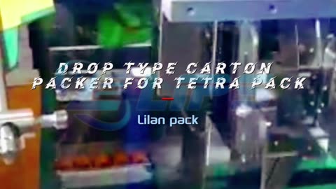 Drop type carton packer for juice paks #package #foryou #packer #industrial